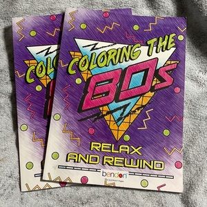 New set/2 Coloring the 80’s books